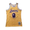 BAPE #93 Los Angeles Lakers Retro Jersey For Men - dunkjerseys