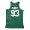 BAPE #93 Boston Celtics Retro Jersey For Men - dunkjerseys