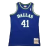 Nowitzki #41 Dallas Mavericks Retro Jersey 1998/99 For Men - dunkjerseys