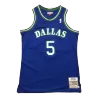 Kidd #5 Dallas Mavericks Retro Jersey 1994/95 For Kids - dunkjerseys