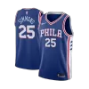 Simmons #25 Basketball Jersey Philadelphia 76ers - Association Edition - dunkjerseys