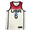 Damian Lillard #6 Basketball Jersey U.S. Men's Basketball Team 2021 - dunkjerseys