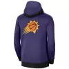 Phoenix Suns Hoodie Jacket For Men Purple - dunkjerseys