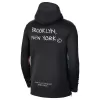 Brooklyn Nets Hoodie Jacket For Men Black - dunkjerseys