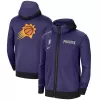 Phoenix Suns Hoodie Jacket For Men Purple - dunkjerseys