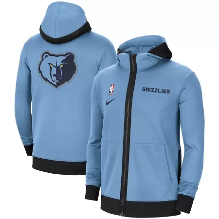 Memphis Grizzlies Hoodie Jacket For Men Blue - dunkjerseys