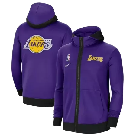 Los Angeles Lakers Hoodie Jacket For Men Purple - dunkjerseys