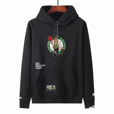 Aape x Boston Celtics Hoodie For Men Black - dunkjerseys