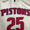 Derrick Rose #25 Basketball Jersey Detroit Pistons 2021/22 - Association Edition - dunkjerseys