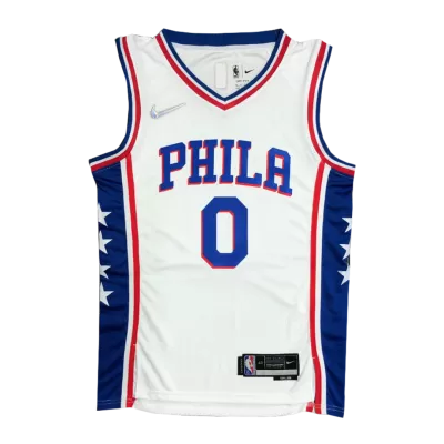 Tyrese Maxey #0 Basketball Jersey Philadelphia 76ers 2021/22 - Association Edition - dunkjerseys