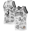 Allen Iverson #3 Philadelphia 76ers Retro Jersey 1997/98 For Men - dunkjerseys