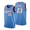 Paul George #13 Basketball Jersey Los Angeles Clippers 2021 - City Edition - dunkjerseys