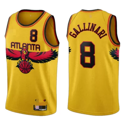 Danilo Gallinari #8 Basketball Jersey Atlanta Hawks 2021/22 - City Edition - dunkjerseys