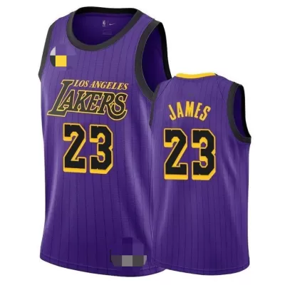 LeBron James #23 Basketball Jersey Los Angeles Lakers 2018/19 - City Edition - dunkjerseys