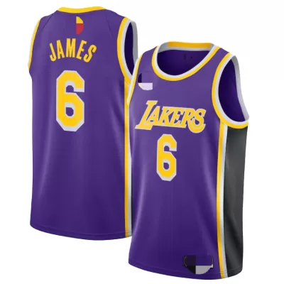 Lebron James #6 Basketball Jersey Los Angeles Lakers - Statement Edition - dunkjerseys