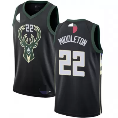 Khris Middleton #22 Basketball Jersey Milwaukee Bucks - Statement Edition - dunkjerseys