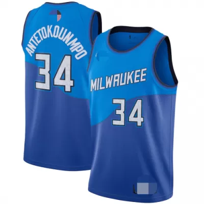 Giannis Antetokounmpo #34 Basketball Jersey Milwaukee Bucks 2020/21 - City Edition - dunkjerseys