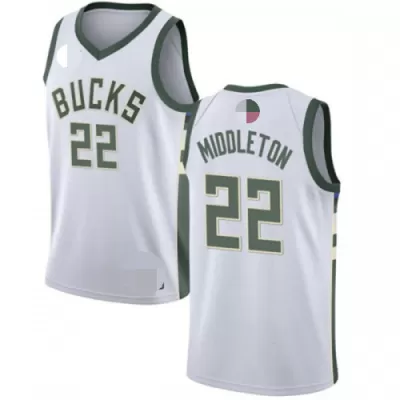 Khris Middleton #22 Basketball Jersey Milwaukee Bucks 2020/21 - Association Edition - dunkjerseys