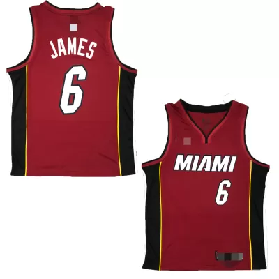 James #6 Basketball Jersey Miami Heat - City Edition - dunkjerseys