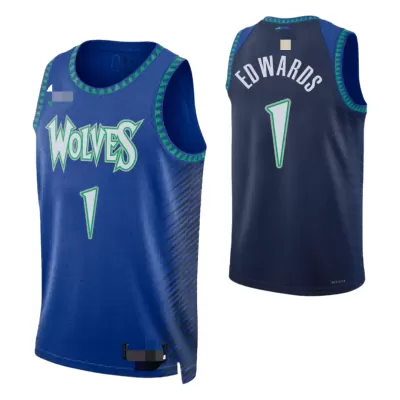 Anthony Edwards #1 Basketball Jersey Minnesota Timberwolves 2021/22 - City Edition - dunkjerseys