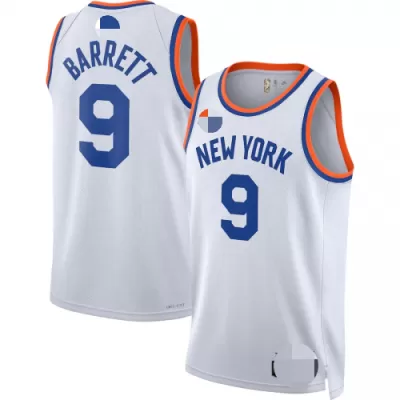 RJ Barrett #9 Basketball Jersey New York Knicks 2021/22 - Association Edition - dunkjerseys