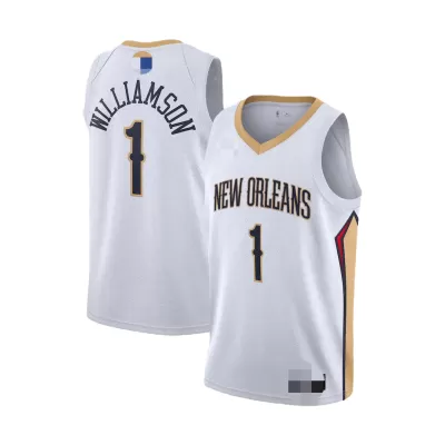 Williamson #1 Basketball Jersey New Orleans Pelicans 2019/20 - Association Edition - dunkjerseys