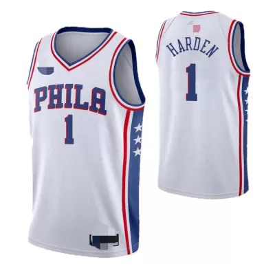 James Harden #1 Basketball Jersey Philadelphia 76ers - Association Edition - dunkjerseys