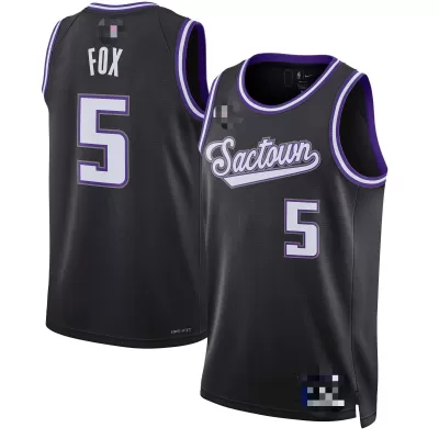 De'Aaron Fox #5 Basketball Jersey Sacramento Kings 2021/22 - City Edition - dunkjerseys