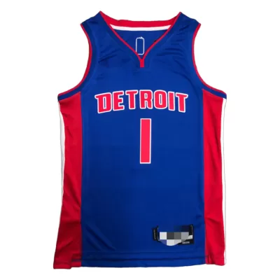 Allen Iverson #1 Basketball Jersey Detroit Pistons 2021/22 - Association Edition - dunkjerseys