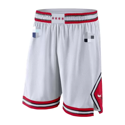 Chicago Bulls NBA Shorts For Men -White - dunkjerseys