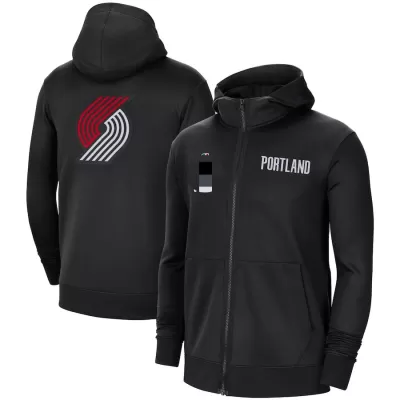 Portland Trail Blazers Hoodie Jacket For Men Blue - dunkjerseys