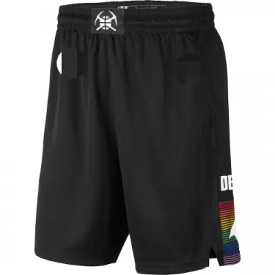 Denver Nuggets NBA Shorts 2019/20 For Men -Black - dunkjerseys