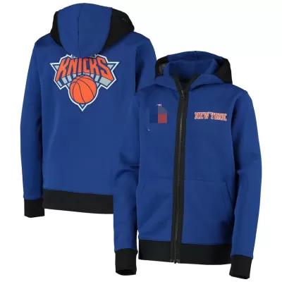 New York Knicks Hoodie Jacket For Men Blue - dunkjerseys