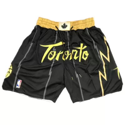 Toronto Raptors NBA Shorts For Men -Black - dunkjerseys