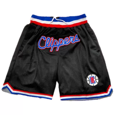 Los Angeles Clippers NBA Shorts For Men -Black - dunkjerseys