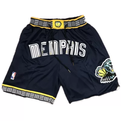 Memphis Grizzlies NBA Shorts For Men -Navy - dunkjerseys