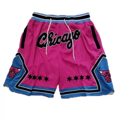 Chicago Bulls NBA Shorts For Men -Pink - dunkjerseys