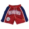 Philadelphia 76ers NBA Shorts For Men -Red - dunkjerseys