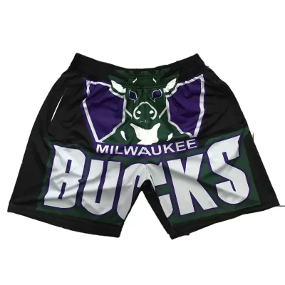 Milwaukee Bucks NBA Shorts For Men -Navy - dunkjerseys