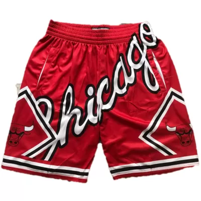 Chicago Bulls NBA Shorts For Men -Red - dunkjerseys