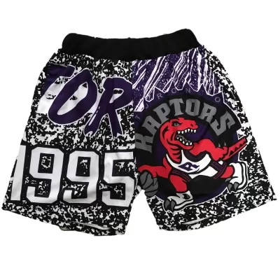 Toronto Raptors NBA Shorts For Men -Gray - dunkjerseys