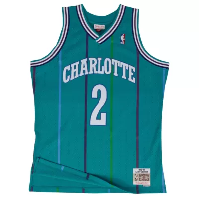 Larry Johnson #2 Charlotte Hornets Retro Jersey 1992/93 For Men - dunkjerseys