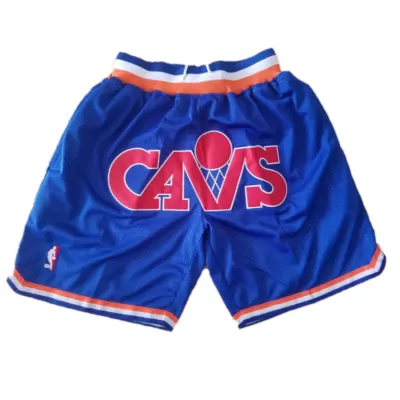 Cleveland Cavaliers NBA Shorts For Men -Blue - dunkjerseys