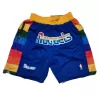 Denver Nuggets NBA Shorts For Men -Blue - dunkjerseys