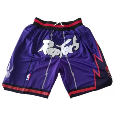 Toronto Raptors NBA Shorts For Men -Purple - dunkjerseys