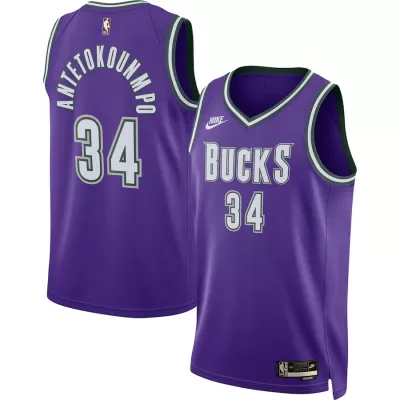 Bucks Antetokounmpo #34 Basketball Jersey Milwaukee Bucks 2022/23 - Classic Edition - dunkjerseys