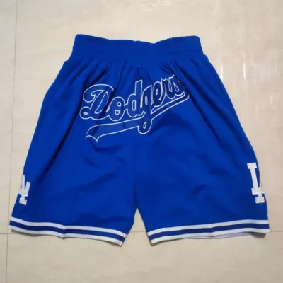 Los Angeles Dodgers NBA Shorts For Men -Blue - dunkjerseys