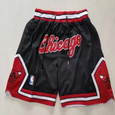 Chicago Bulls NBA Shorts For Men -Black - dunkjerseys