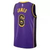 LeBron James #6 Basketball Jersey Los Angeles Lakers 2022/23 - Statement Edition - dunkjerseys