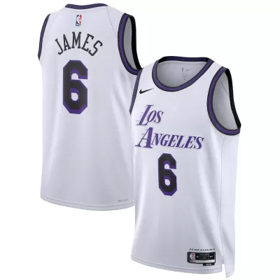 LeBron James #6 Basketball Jersey Los Angeles Lakers 2022/23 - City Edition - dunkjerseys